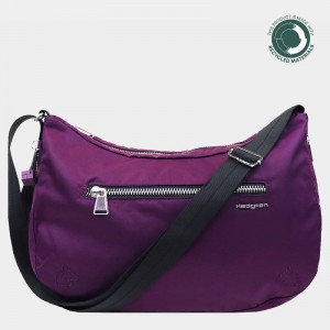 Women's Hedgren Ann Crossbody Bags Purple | OCX2860GE