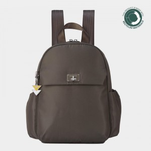 Women's Hedgren Balanced Backpacks Grey Brown | LON3440MX