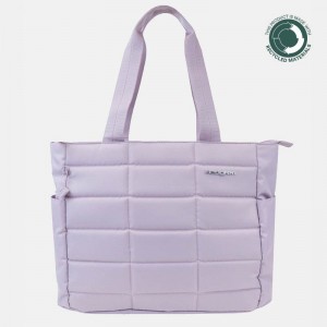 Women's Hedgren Camden Tote Bags Light Purple | IEG4737XZ