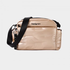 Women's Hedgren Cozy Shoulder Bags Beige | XVQ5442EN