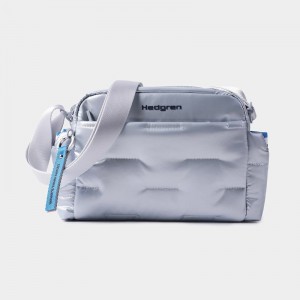 Women's Hedgren Cozy Shoulder Bags Light Blue | HQW2240LZ