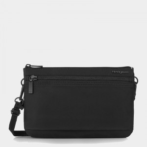 Women's Hedgren Emma Crossbody Bags Black | HFV6917IP