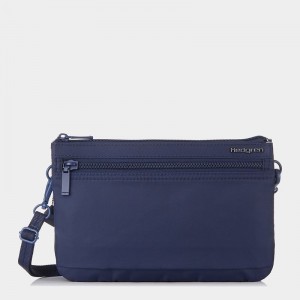 Women's Hedgren Emma Crossbody Bags Dark Blue | ZPP4396YR