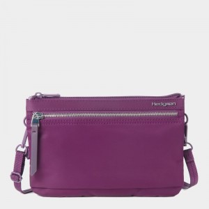 Women's Hedgren Emma Crossbody Bags Purple | FKQ6976KA