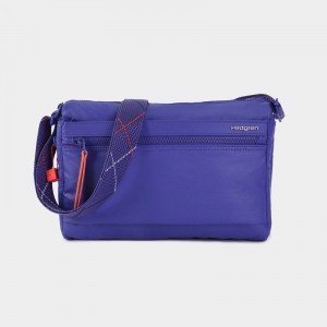 Women's Hedgren Eye Medium Shoulder Bags Royal Blue | SLQ1274CN