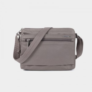 Women's Hedgren Eye Shoulder Bags Grey Brown | MOJ66VA