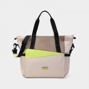 Women's Hedgren Galactic Tote Bags Beige | RYB6067KD