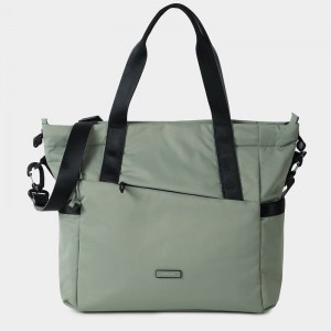 Women's Hedgren Galactic Tote Bags Green | VDV9533OI