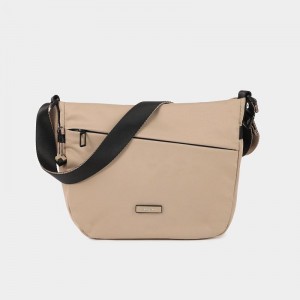 Women's Hedgren Gravity Crossbody Bags Grey Beige | JKK9844ZA