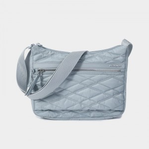 Women's Hedgren Harpers Crossbody Bags Light Blue | DME6518RK