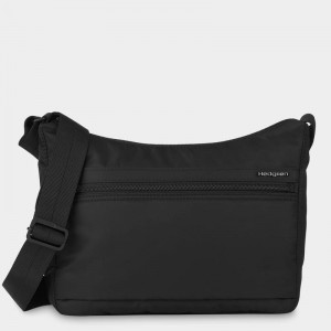 Women's Hedgren Harper's Rfid Shoulder Bags Black | ZMX4638TK