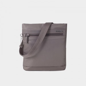 Women's Hedgren Leonce Shoulder Bags Grey Brown | SKJ6631WK