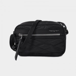 Women's Hedgren Maia Crossbody Bags Black | NZC2153FW