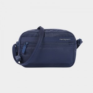 Women's Hedgren Maia Crossbody Bags Dark Blue | BTN2177GV