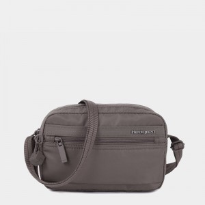 Women's Hedgren Maia Crossbody Bags Grey Brown | ILB3580UD