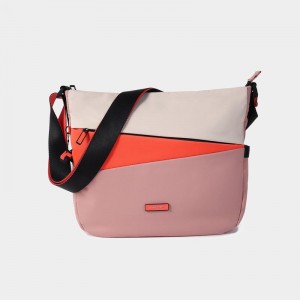 Women's Hedgren Milky Way Crossbody Bags Pink Orange | FYB6363UJ