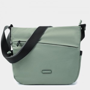 Women's Hedgren Milky Way Crossbody Bags Green | TRV285VZ