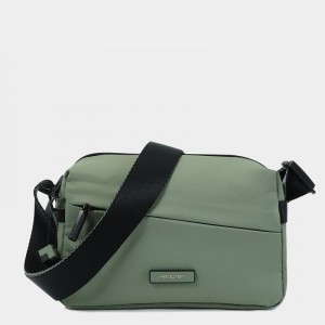 Women's Hedgren Neutron Small Crossbody Bags Green | ATS578JS