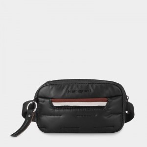 Women's Hedgren Snug Belt Bags Black | ASK8462SA