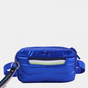 Women's Hedgren Snug Belt Bags Blue | NES30100BO