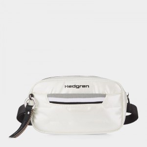 Women's Hedgren Snug Belt Bags White | NKK3680UZ