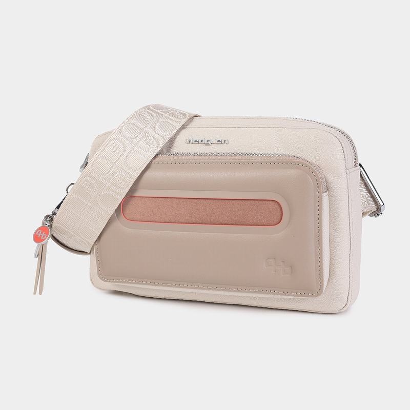 Women's Hedgren Americano Belt Bags Beige | JYT2564ZF