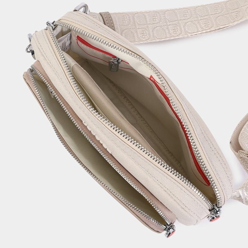 Women's Hedgren Americano Belt Bags Beige | JYT2564ZF