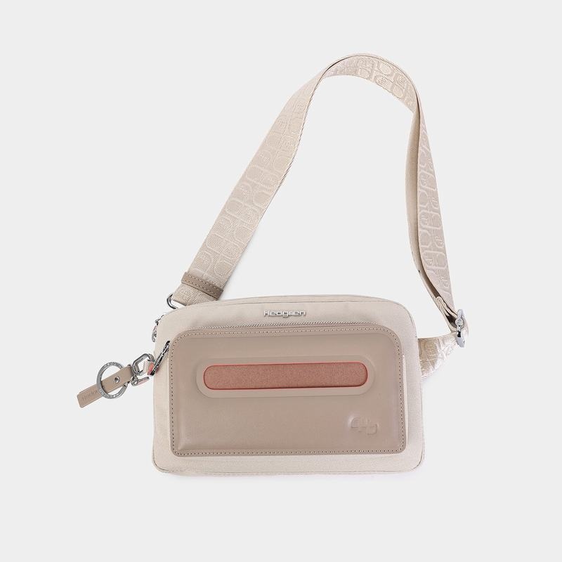 Women's Hedgren Americano Belt Bags Beige | JYT2564ZF