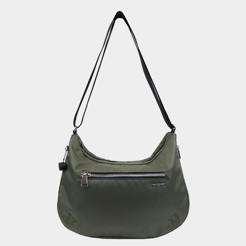 Women's Hedgren Ann Crossbody Bags Dark Green | MEM3970SA