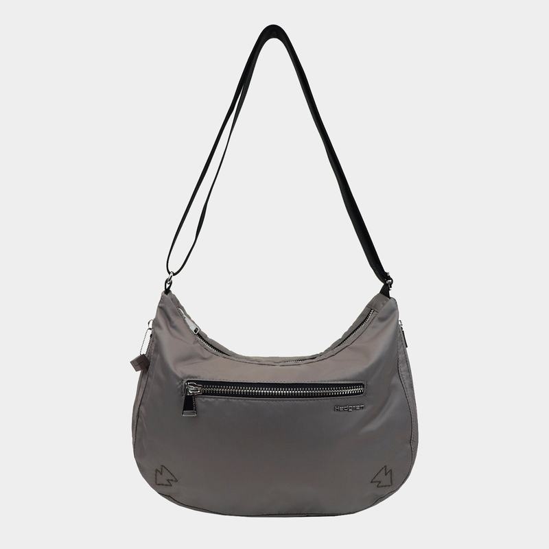 Women's Hedgren Ann Crossbody Bags Grey Brown | IIW9347WP