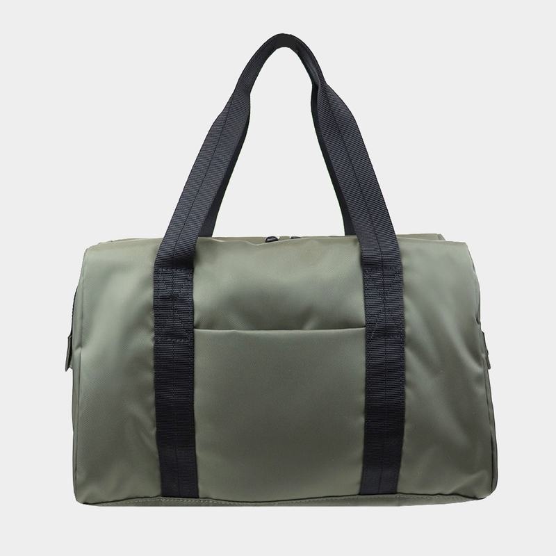 Women's Hedgren Bound Sustainably Made Duffle Bags Dark Green | JYU1823AM