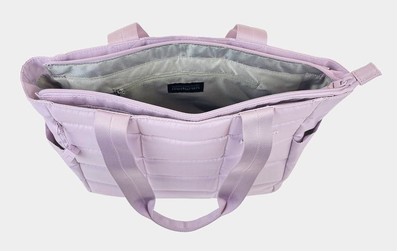 Women's Hedgren Camden Tote Bags Light Purple | IEG4737XZ