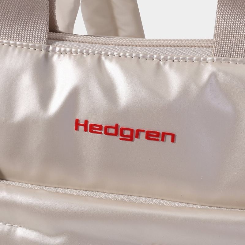 Women's Hedgren Comfy Backpacks Beige | QUR4543II