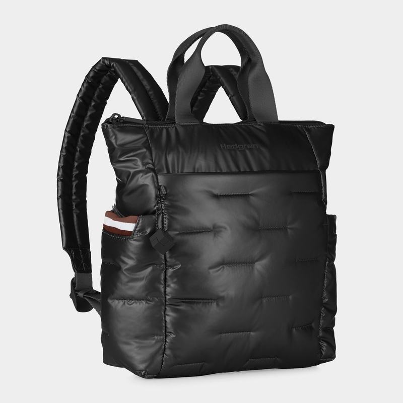 Women's Hedgren Comfy Backpacks Black | DZB132WN