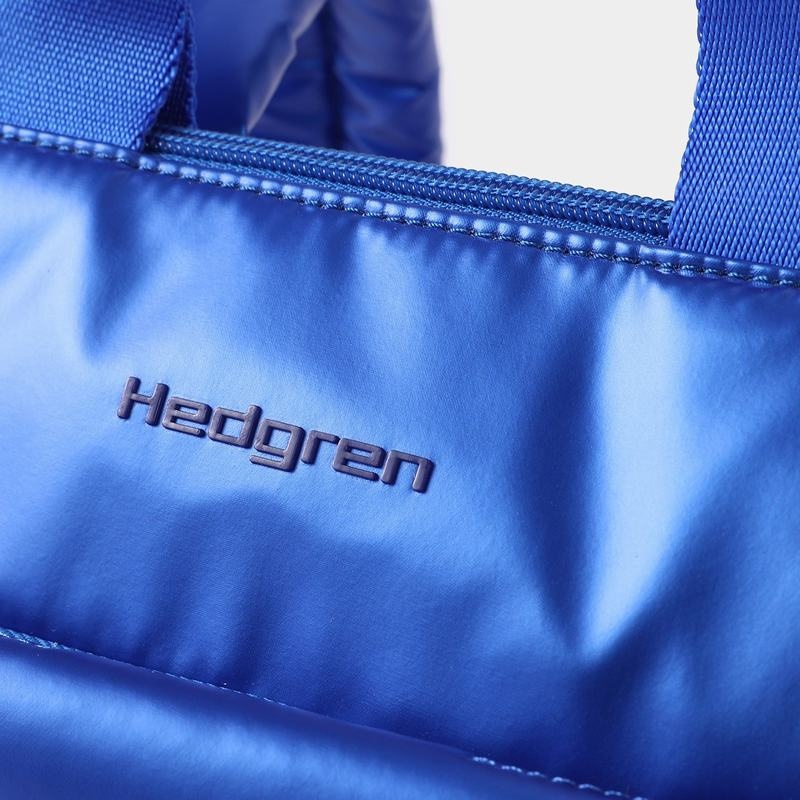 Women's Hedgren Comfy Backpacks Blue | XYF9092BC