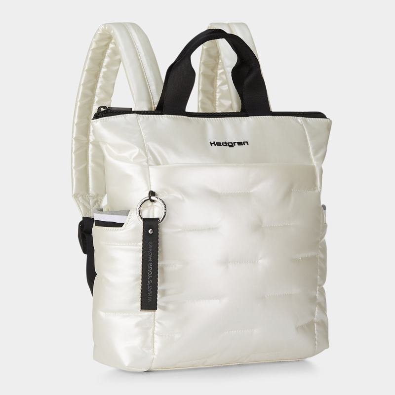 Women's Hedgren Comfy Backpacks White | WUC3211VQ