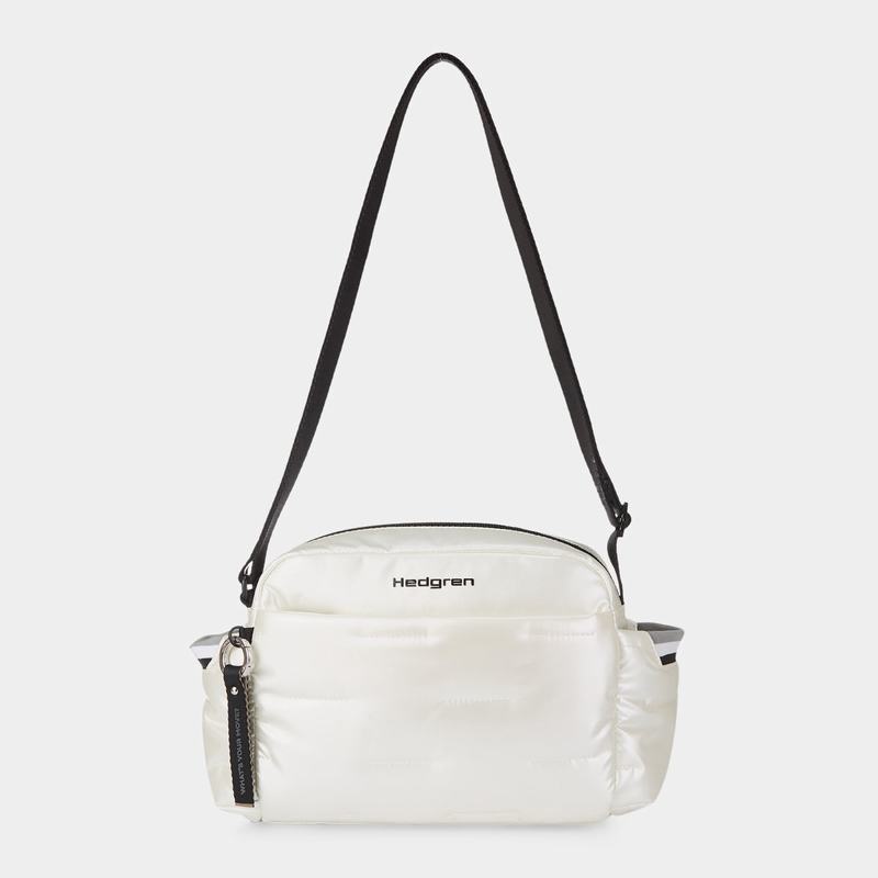 Women's Hedgren Cozy Shoulder Bags White | XHA9287AQ