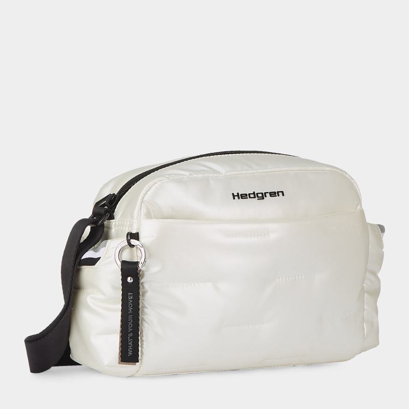 Women's Hedgren Cozy Shoulder Bags White | XHA9287AQ