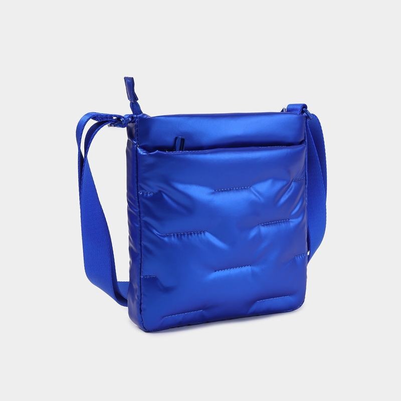 Women's Hedgren Cushy Crossbody Bags Blue | TAQ487FT