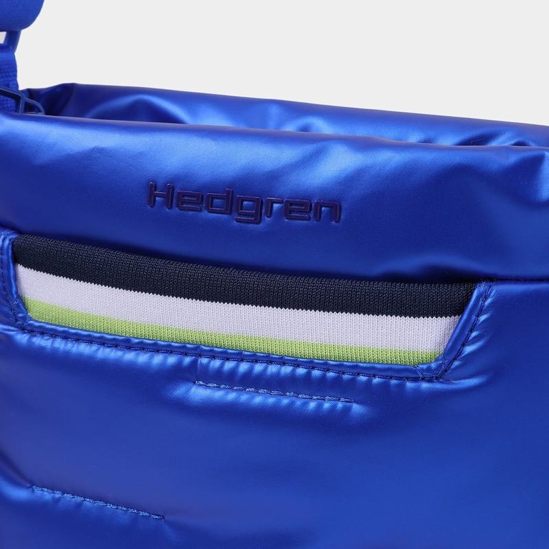 Women's Hedgren Cushy Crossbody Bags Blue | TAQ487FT