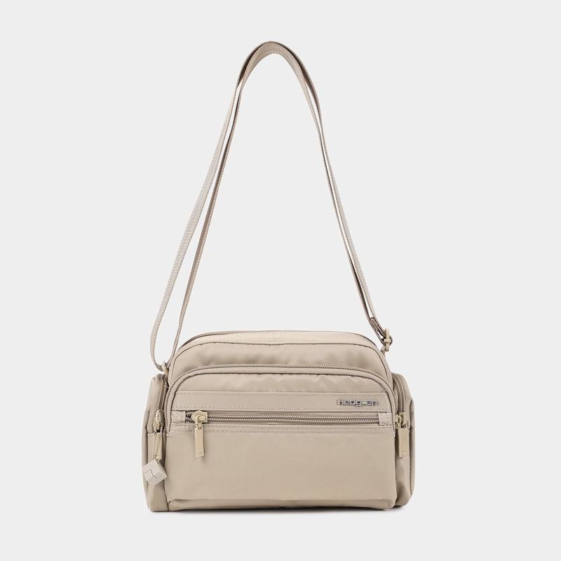 Women's Hedgren Emily Crossbody Bags Beige | DXC6717FA