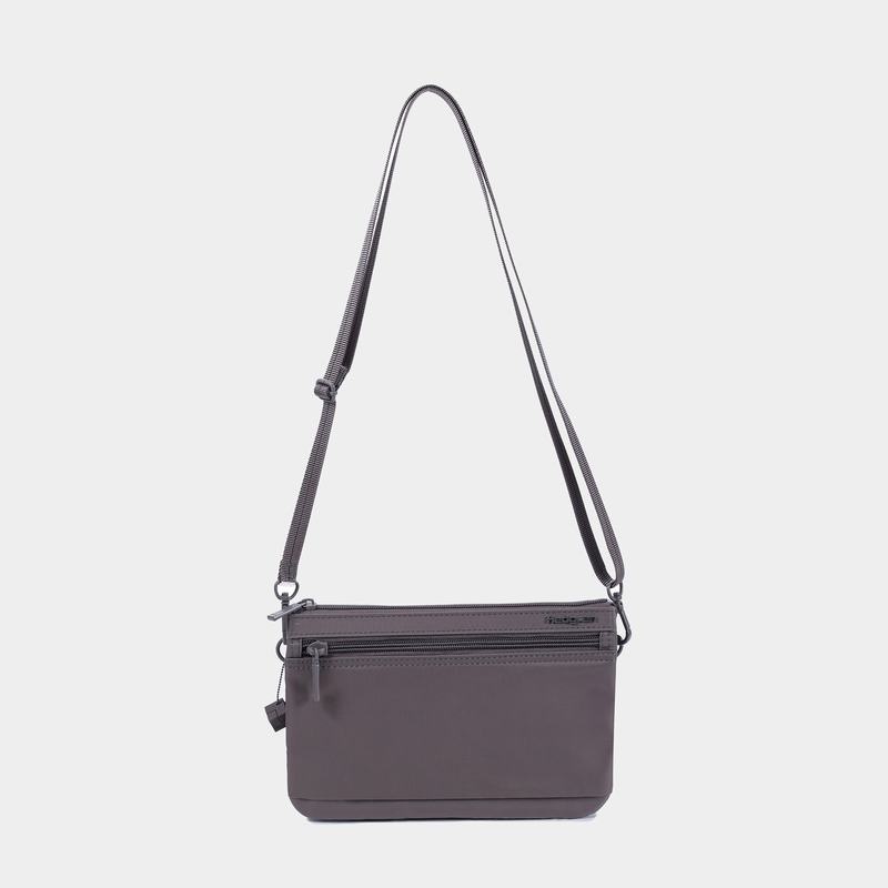 Women's Hedgren Emma Crossbody Bags Grey Brown | SNT8725RG