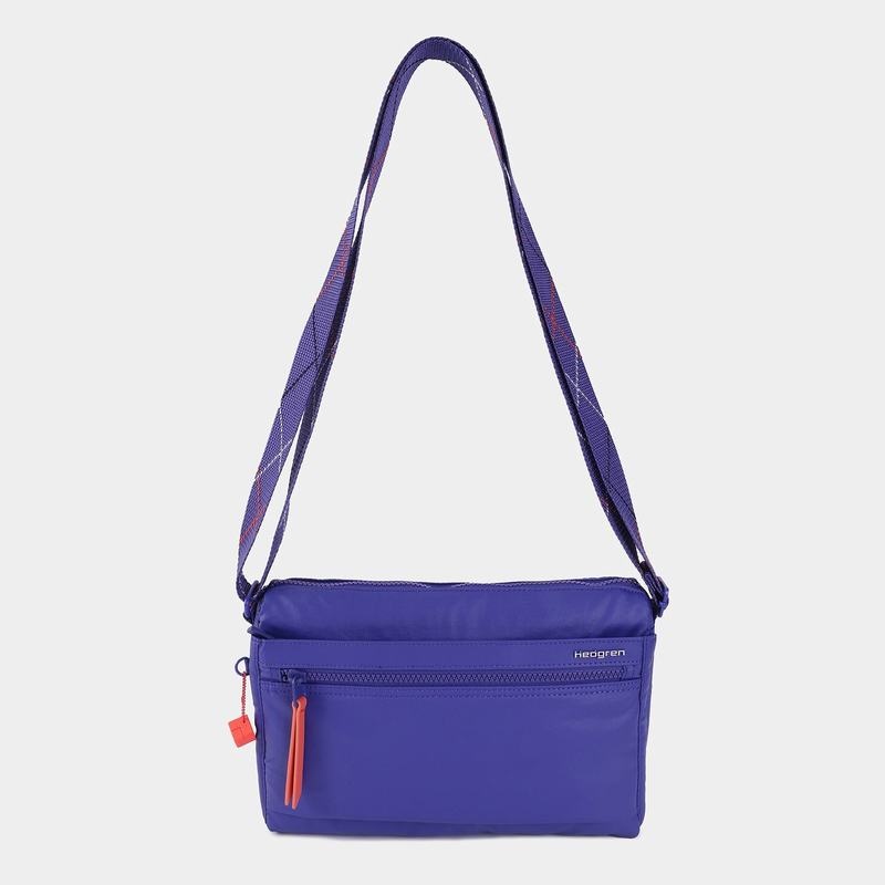 Women's Hedgren Eye Medium Shoulder Bags Royal Blue | SLQ1274CN