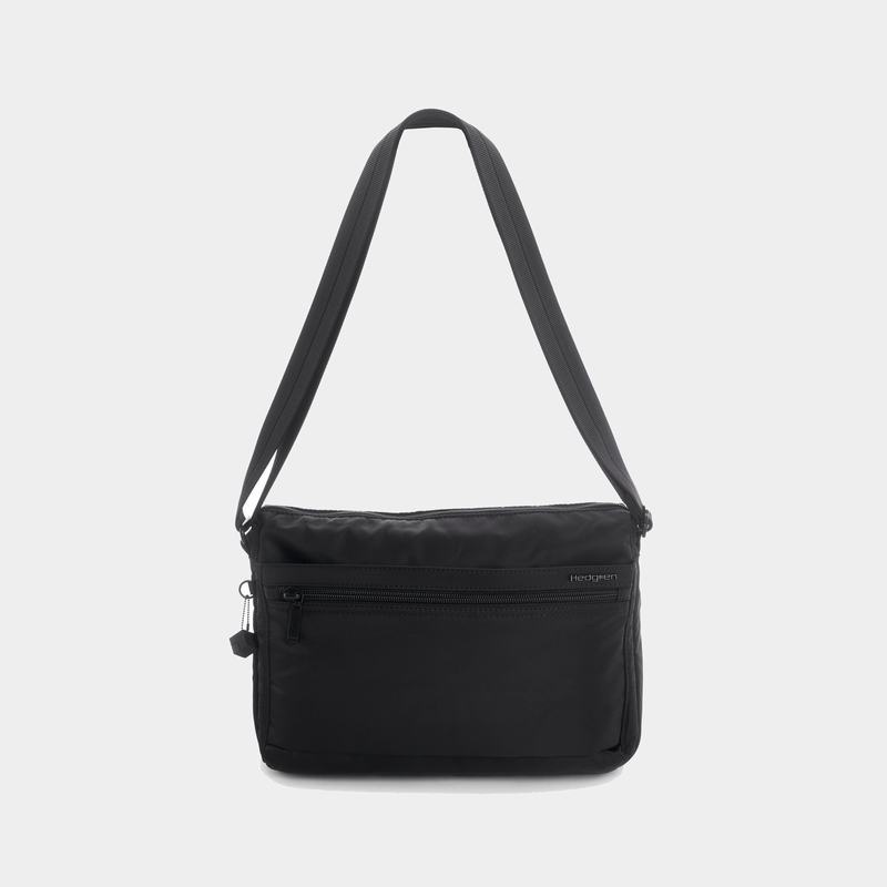 Women's Hedgren Eye Medium Shoulder Bags Black | SNF8871YK