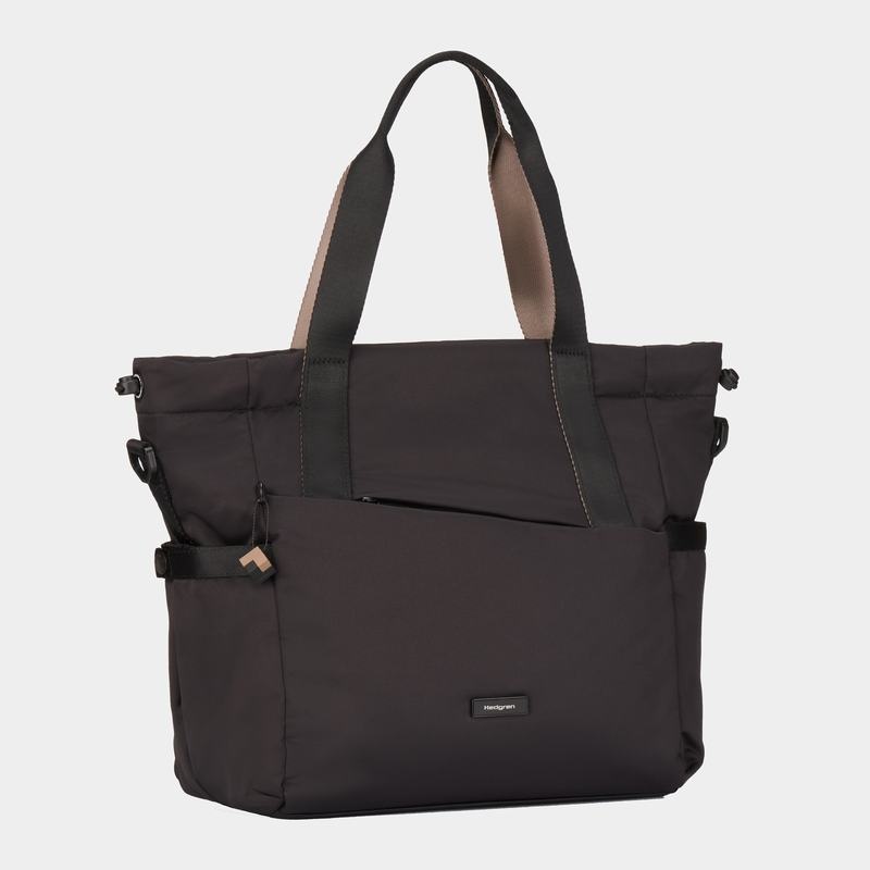 Women's Hedgren Galactic Tote Bags Black | EKH1399GG