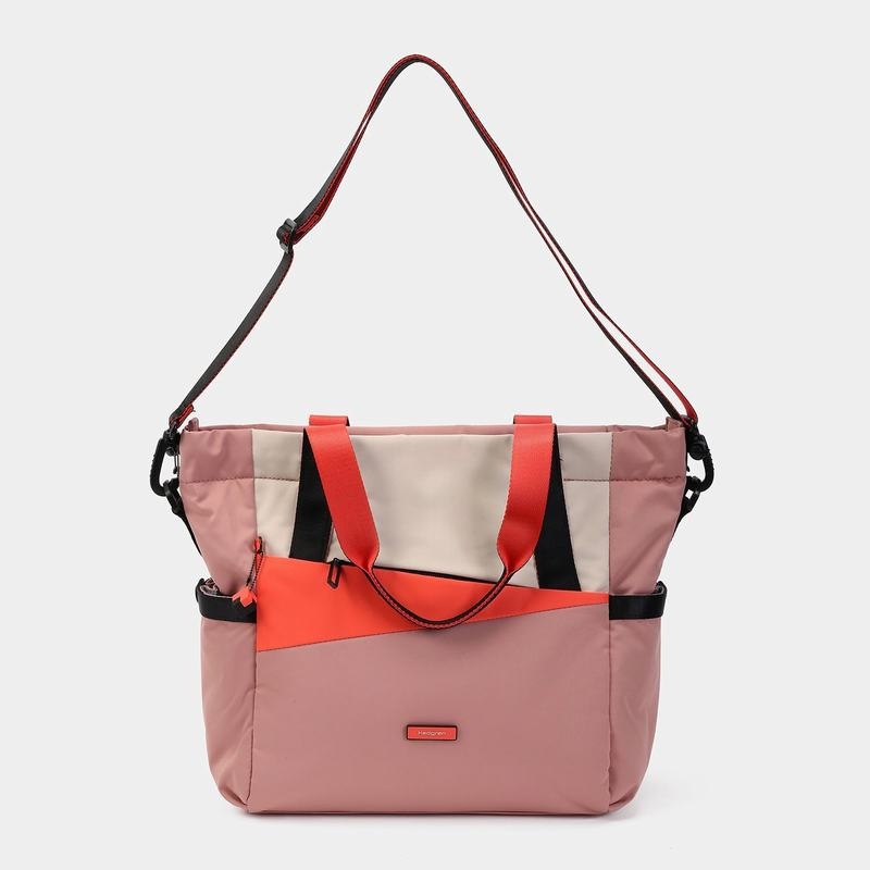 Women's Hedgren Galactic Tote Bags Pink Orange | DDU9170AH