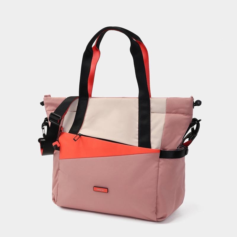 Women's Hedgren Galactic Tote Bags Pink Orange | DDU9170AH