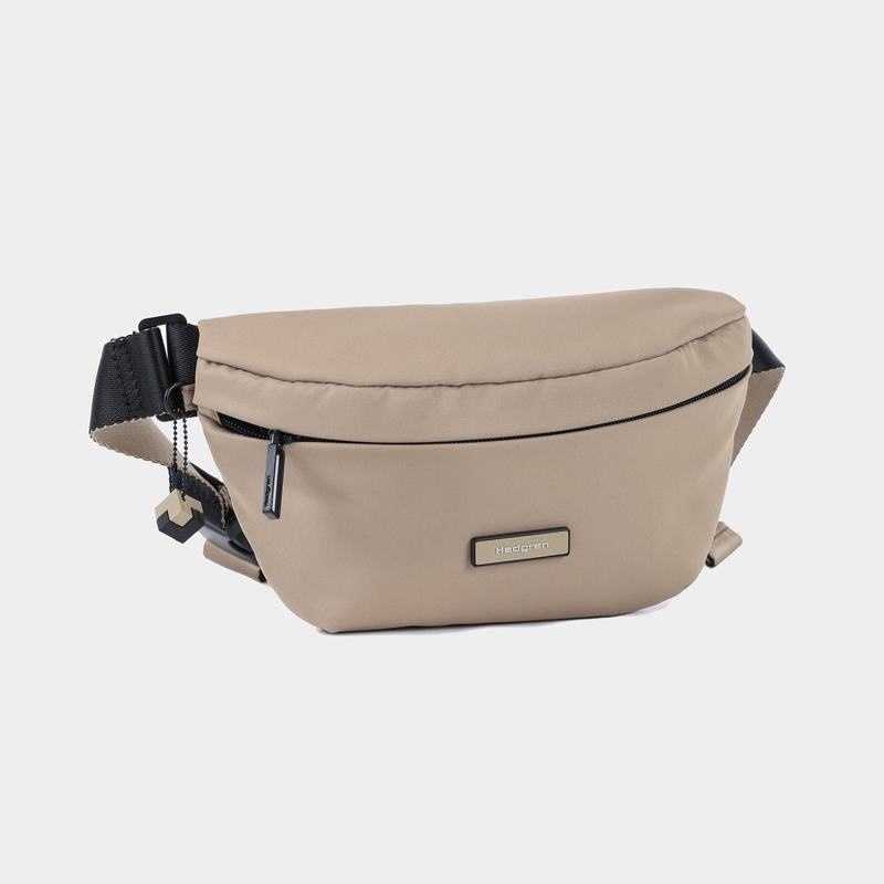 Women's Hedgren Halo Belt Bags Grey Beige | MVV3212MA