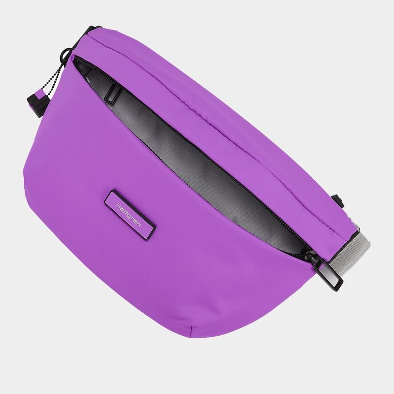 Women's Hedgren Halo Belt Bags Purple | TEI7886AR