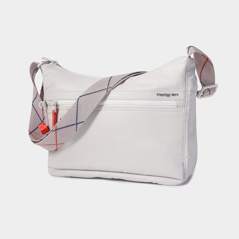 Women's Hedgren Harpers Crossbody Bags White Grey | MVT9193YP